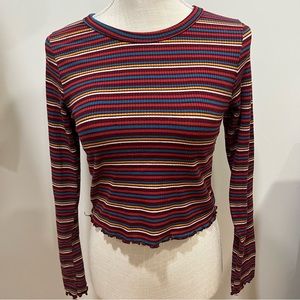 Ribbed Long Sleeve Top